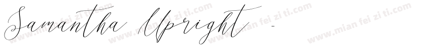 Samantha Upright字体字体转换